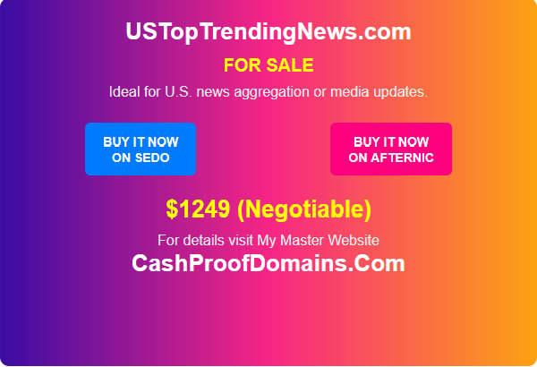 Banner Image for Sale of Domain and Website